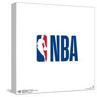 Gallery Pops NBA Logo - Wordmark Wall Art-Trends International-Stretched Canvas