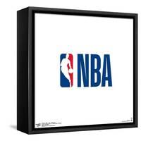 Gallery Pops NBA Logo - Wordmark Wall Art-Trends International-Framed Stretched Canvas