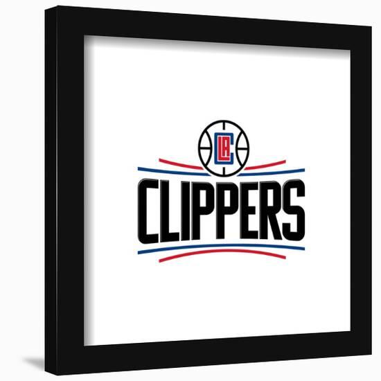 Gallery Pops NBA Los Angeles Clippers - Global Logo Wall Art-Trends International-Framed Gallery Pops