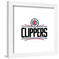 Gallery Pops NBA Los Angeles Clippers - Global Logo Wall Art-Trends International-Framed Gallery Pops