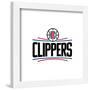 Gallery Pops NBA Los Angeles Clippers - Global Logo Wall Art-Trends International-Framed Gallery Pops