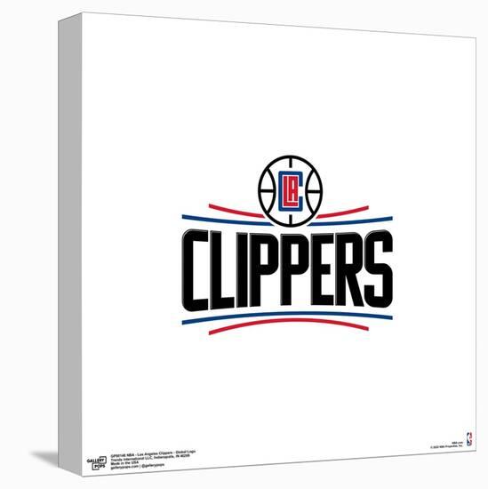 Gallery Pops NBA Los Angeles Clippers - Global Logo Wall Art-Trends International-Stretched Canvas