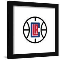 Gallery Pops NBA Los Angeles Clippers - Primary Logo Wall Art-Trends International-Framed Gallery Pops