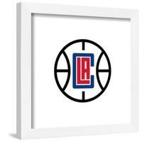 Gallery Pops NBA Los Angeles Clippers - Primary Logo Wall Art-Trends International-Framed Gallery Pops