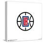 Gallery Pops NBA Los Angeles Clippers - Primary Logo Wall Art-Trends International-Stretched Canvas