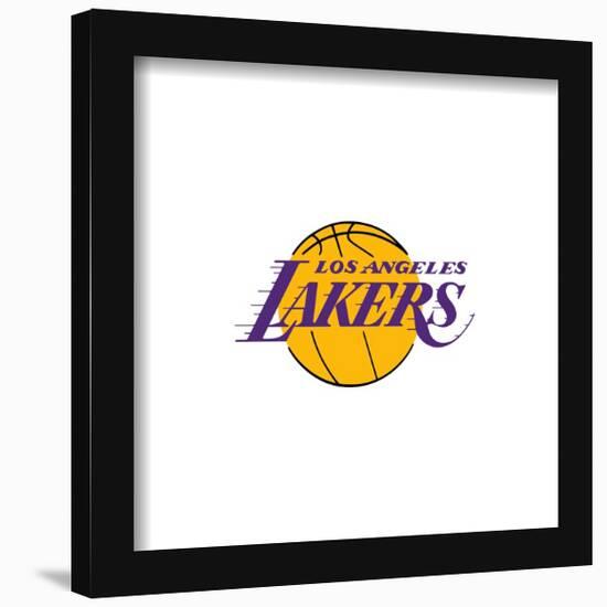 Gallery Pops NBA Los Angeles Lakers - Primary Logo Wall Art-Trends International-Framed Gallery Pops