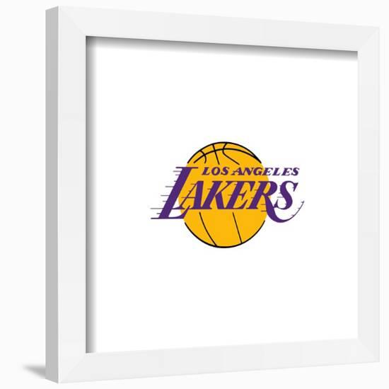 Gallery Pops NBA Los Angeles Lakers - Primary Logo Wall Art-Trends International-Framed Gallery Pops