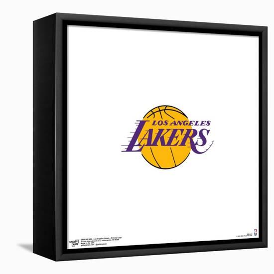 Gallery Pops NBA Los Angeles Lakers - Primary Logo Wall Art-Trends International-Framed Stretched Canvas