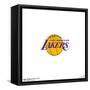 Gallery Pops NBA Los Angeles Lakers - Primary Logo Wall Art-Trends International-Framed Stretched Canvas