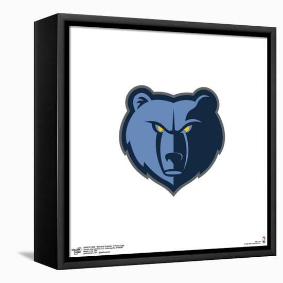 Gallery Pops NBA Memphis Grizzlies - Primary Logo Wall Art-Trends International-Framed Stretched Canvas