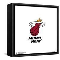 Gallery Pops NBA Miami Heat - Global Logo Wall Art-Trends International-Framed Stretched Canvas