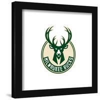 Gallery Pops NBA Milwaukee Bucks - Global Logo Wall Art-Trends International-Framed Gallery Pops