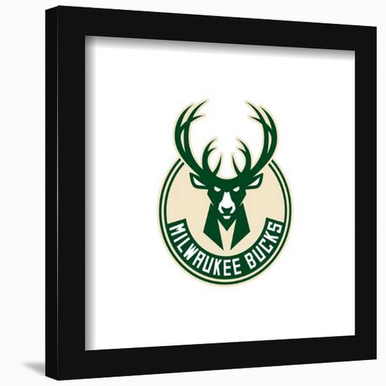 Gallery Pops NBA Milwaukee Bucks - Global Logo Wall Art-Trends International-Framed Gallery Pops