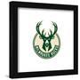 Gallery Pops NBA Milwaukee Bucks - Global Logo Wall Art-Trends International-Framed Gallery Pops