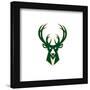 Gallery Pops NBA Milwaukee Bucks - Primary Logo Wall Art-Trends International-Framed Gallery Pops