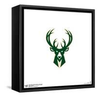 Gallery Pops NBA Milwaukee Bucks - Primary Logo Wall Art-Trends International-Framed Stretched Canvas