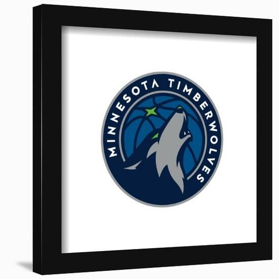 Gallery Pops NBA Minnesota Timberwolves - Primary Logo Wall Art-Trends International-Framed Gallery Pops