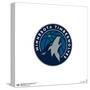 Gallery Pops NBA Minnesota Timberwolves - Primary Logo Wall Art-Trends International-Stretched Canvas