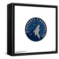 Gallery Pops NBA Minnesota Timberwolves - Primary Logo Wall Art-Trends International-Framed Stretched Canvas