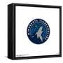 Gallery Pops NBA Minnesota Timberwolves - Primary Logo Wall Art-Trends International-Framed Stretched Canvas