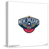 Gallery Pops NBA New Orleans Pelicans - Global Logo Wall Art-Trends International-Stretched Canvas