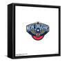 Gallery Pops NBA New Orleans Pelicans - Global Logo Wall Art-Trends International-Framed Stretched Canvas