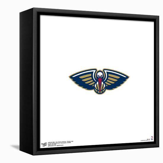 Gallery Pops NBA New Orleans Pelicans - Primary Logo Wall Art-Trends International-Framed Stretched Canvas