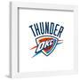 Gallery Pops NBA Oklahoma City Thunder - Global Logo Wall Art-Trends International-Framed Gallery Pops