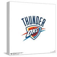 Gallery Pops NBA Oklahoma City Thunder - Global Logo Wall Art-Trends International-Stretched Canvas