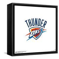 Gallery Pops NBA Oklahoma City Thunder - Global Logo Wall Art-Trends International-Framed Stretched Canvas