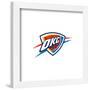 Gallery Pops NBA Oklahoma City Thunder - Primary Logo Wall Art-Trends International-Framed Gallery Pops