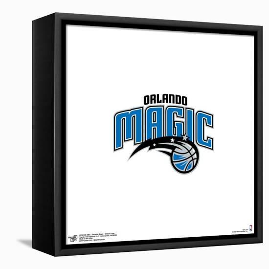 Gallery Pops NBA Orlando Magic - Global Logo Wall Art-Trends International-Framed Stretched Canvas
