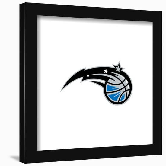 Gallery Pops NBA Orlando Magic - Primary Logo Wall Art-Trends International-Framed Gallery Pops