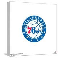 Gallery Pops NBA Philadelphia 76ers - Global Logo Wall Art-Trends International-Stretched Canvas