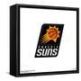 Gallery Pops NBA Phoenix Suns - Global Logo Wall Art-Trends International-Framed Stretched Canvas