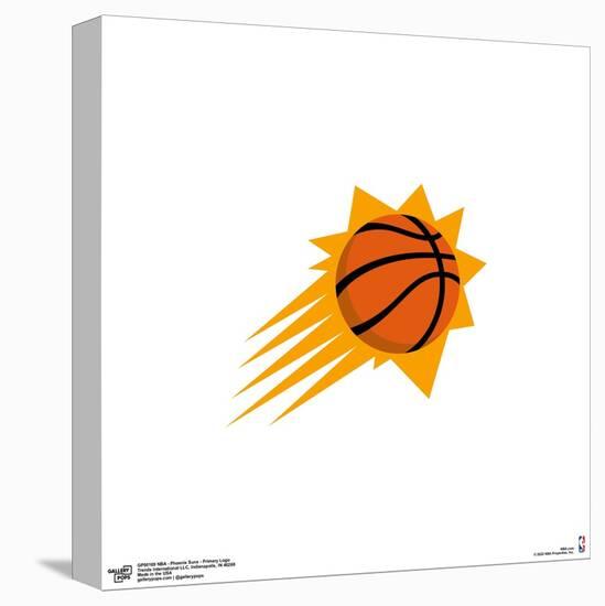 Gallery Pops NBA Phoenix Suns - Primary Logo Wall Art-Trends International-Stretched Canvas