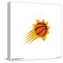 Gallery Pops NBA Phoenix Suns - Primary Logo Wall Art-Trends International-Stretched Canvas