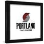 Gallery Pops NBA Portland Trail Blazers - Global Logo Wall Art-Trends International-Framed Gallery Pops