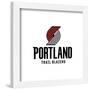 Gallery Pops NBA Portland Trail Blazers - Global Logo Wall Art-Trends International-Framed Gallery Pops