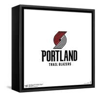 Gallery Pops NBA Portland Trail Blazers - Global Logo Wall Art-Trends International-Framed Stretched Canvas