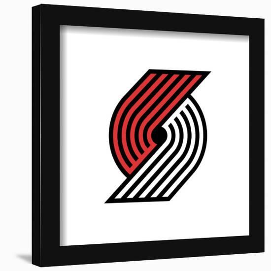 Gallery Pops NBA Portland Trail Blazers - Primary Logo Wall Art-Trends International-Framed Gallery Pops