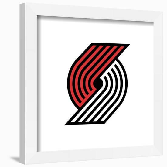 Gallery Pops NBA Portland Trail Blazers - Primary Logo Wall Art-Trends International-Framed Gallery Pops