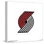Gallery Pops NBA Portland Trail Blazers - Primary Logo Wall Art-Trends International-Stretched Canvas