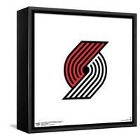 Gallery Pops NBA Portland Trail Blazers - Primary Logo Wall Art-Trends International-Framed Stretched Canvas