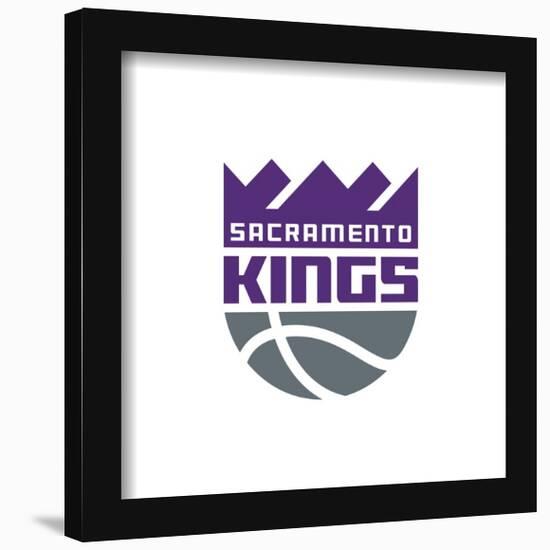 Gallery Pops NBA Sacramento Kings - Primary Logo Wall Art-Trends International-Framed Gallery Pops