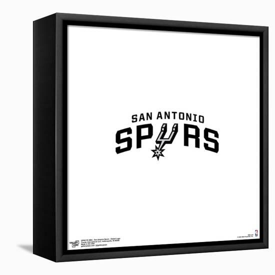 Gallery Pops NBA San Antonio Spurs - Global Logo Wall Art-Trends International-Framed Stretched Canvas