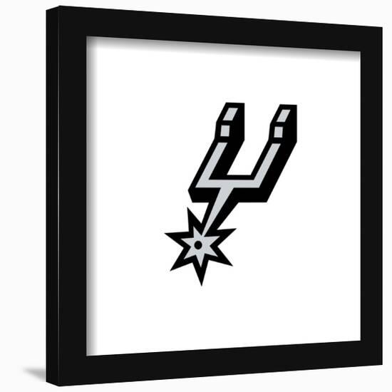 Gallery Pops NBA San Antonio Spurs - Primary Logo Wall Art-Trends International-Framed Gallery Pops