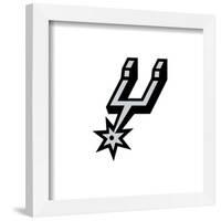 Gallery Pops NBA San Antonio Spurs - Primary Logo Wall Art-Trends International-Framed Gallery Pops