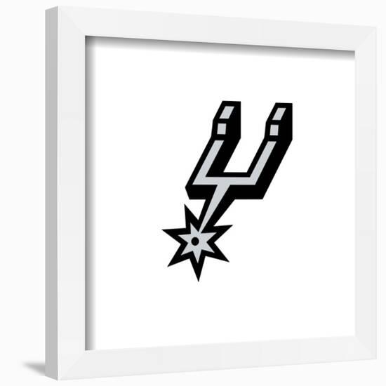 Gallery Pops NBA San Antonio Spurs - Primary Logo Wall Art-Trends International-Framed Gallery Pops