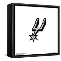 Gallery Pops NBA San Antonio Spurs - Primary Logo Wall Art-Trends International-Framed Stretched Canvas